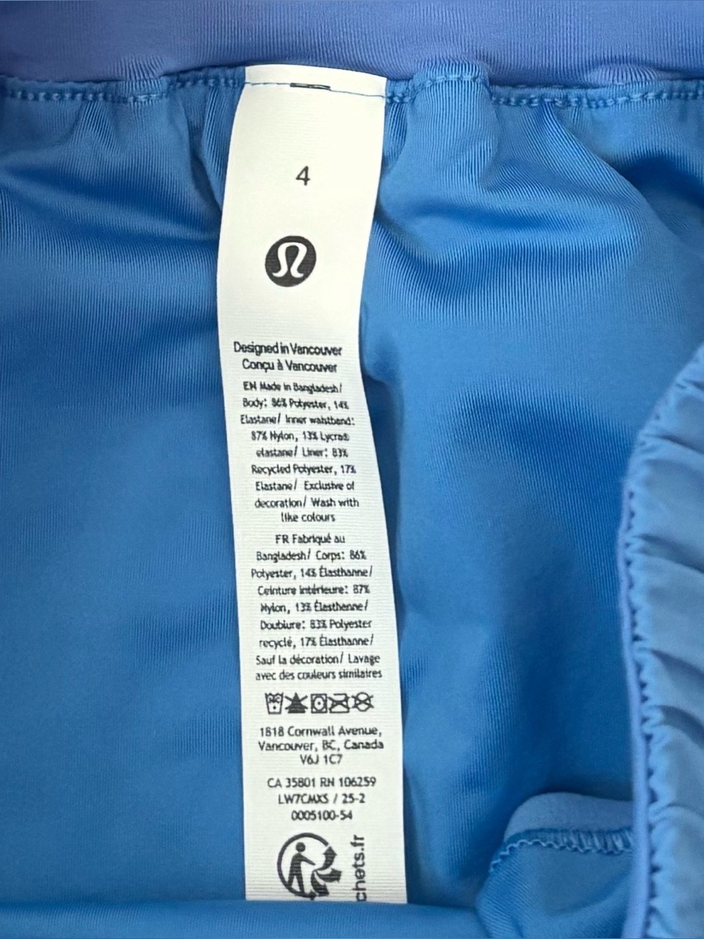 NWT Lululemon Track That High Rise Shorts 5" In Pool Party Size 4 - Picture 6 of 8